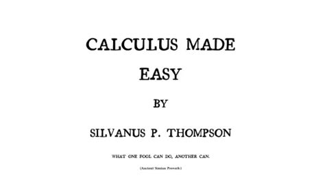 Image result for Calculus Easy Example