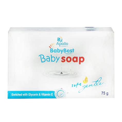 Buy BabyBest Bathing Bar Soap 75 gm | 19 Minutes Delivery | Apollo Pharmacy