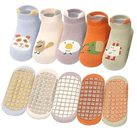 Baby Socks, Anti Skid Socks for Kids 1-3Years, Cute Cartoon Design ...