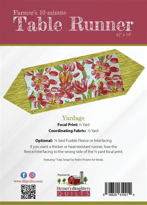 Image result for 10 Minute Table Runner Pattern