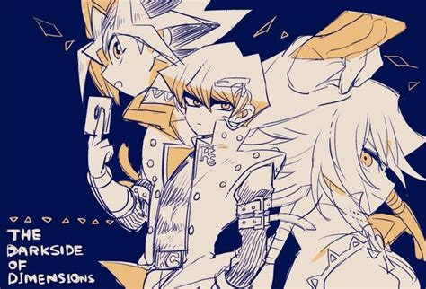 Yugi, Kaiba and Aigami