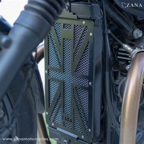 ZANA UK FLAG RADIATOR GUARD BLACK (ZI-6021)– Moto Central