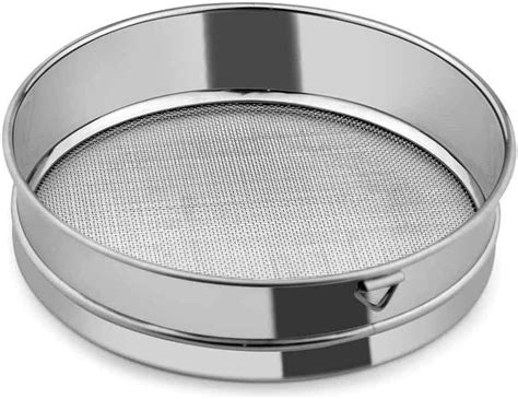 Buy Shreerang Stainless Steel Food Strainers (Atta Chalni) Flour Sieve ...