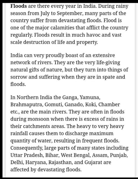 Helping The Flood Affected People - Essay! (Please need this paragraph ...