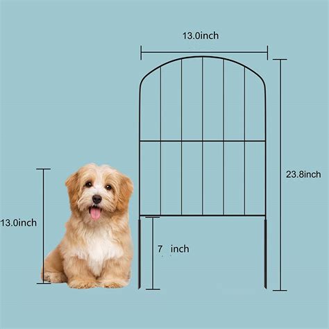 Garden Fence Wrought Iron Fence Metal Wire Patio | Ubuy India