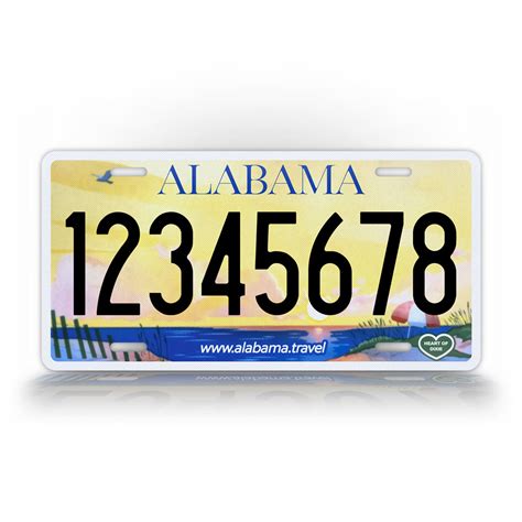 Personalized Alabama Travel Novelty License Plate – SignsAndTagsOnline