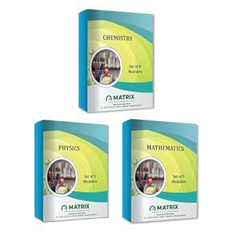Buy Matrix JEE Physics, Chemistry, Mathematics Modules | Class 12th ...