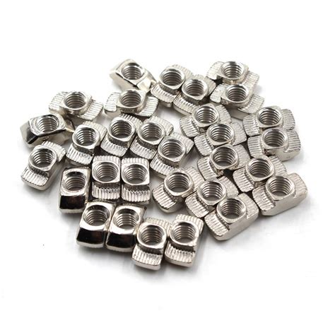 M4 T Nut Nickel Plated Carbon Steel T Slot Nut | Desertcart INDIA
