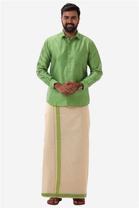 Dhoti and Shirt | Dhoti pants for men | Dhoti Shirt – Uathayam