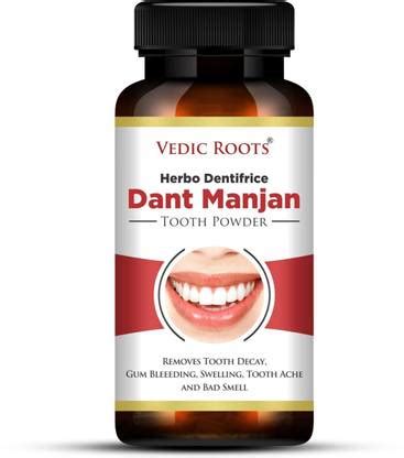 Vedic Roots Herbal Dant Manjan,Chemical Free Tooth Powder for ...