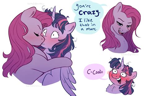 you're crazy. I like that in a mare. C-Coolio Пинки Пай обнимает ...