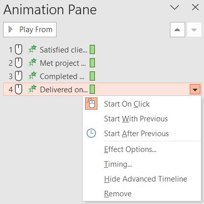 Image result for PowerPoint Animation Pin One Point of Line