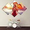 Casperme People Themed Arts Square Frames Beautiful Girl Wooden Framed ...