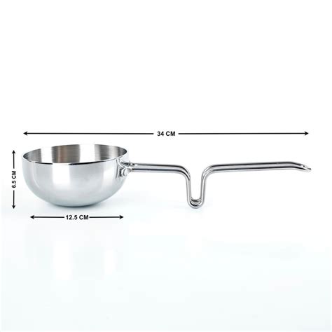 Buy Valeria Carin Stainless Steel Tadka Pan - 12.5cm from Home Centre ...