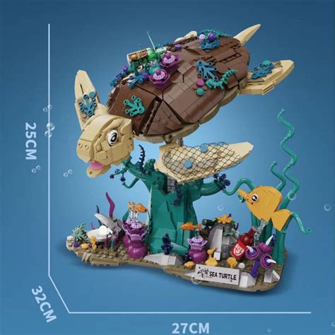 DK - 6030 - Olive Ridley Turtle - 1271 Pieces – BrixBuilders