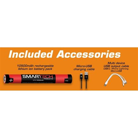 SMARTECH PRODUCTS 2000-Lumen 5 Modes LED Spotlight Flashlight with ...