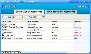Email Password Recovery Master Program 的图像结果