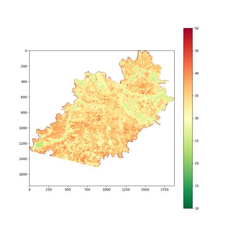 Raster Package Python 的图像结果