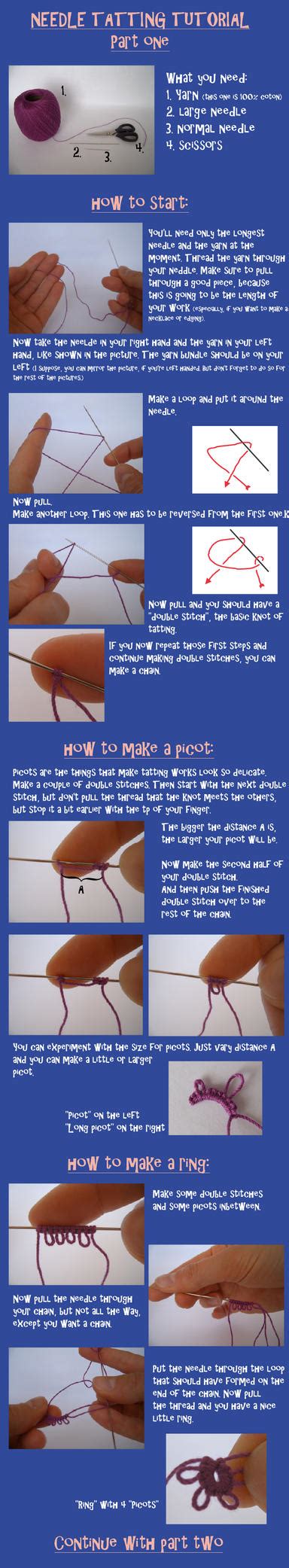 Image result for Tatting Tutorial