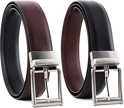 Krystle Boy's PU Leather Reversible Buckle Belt (KRY-BOYS-REV-BELT ...