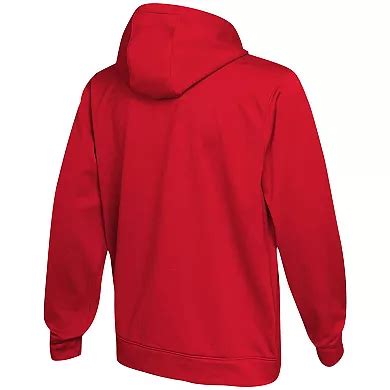 Men's Red Kansas City Chiefs Backfield Combine Authentic Pullover Hoodie