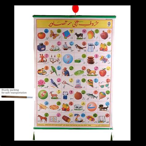 anagha Deluxe Urdu Alphabet Masterpiece - Premium Learning Both Side ...