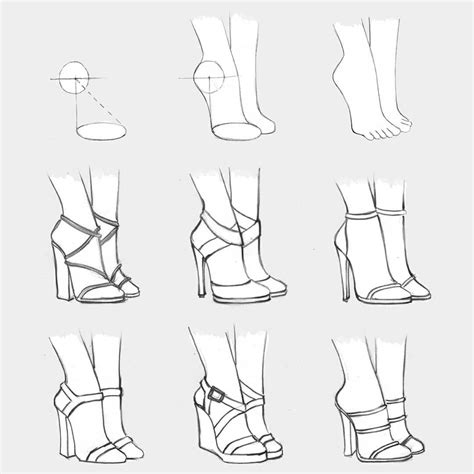 Image result for Tutorial Drawing of Shoes