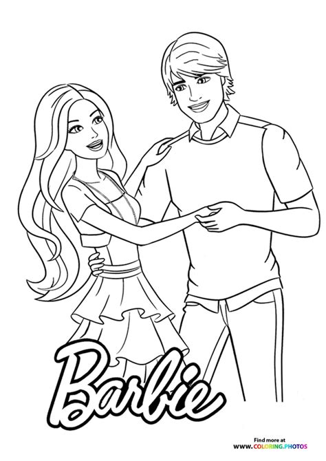 Barbie - Coloring Pages for kids | 100% free print or download