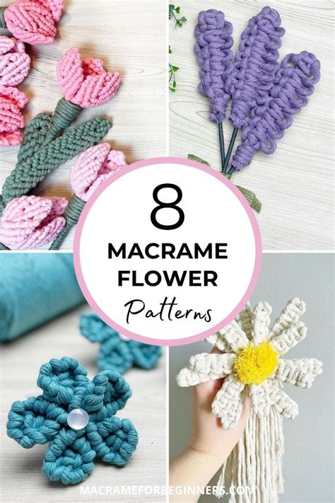 Image result for Macrame Flower Pattern Free