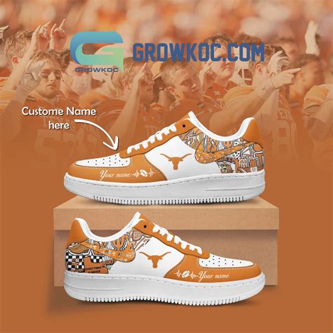 Texas Longhorns Personalized Air Force 1 Shoes - Xtrendingprint - Circlemin