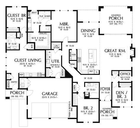 Multi-Generational Ranch Style House Plan 6653: Grayson ...