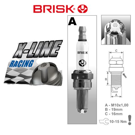 AOR10-X9 BRISK Silver Racing Spark Plugs(X-Line) – BRISK Spark Plugs