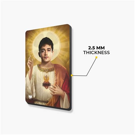 Charles Leclerc “Saint of Speed” F1 Fridge Magnet – Rare & Cult