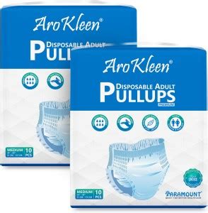 Arokleen Premium Adult Pull-Up Diaper Pants Unisex Waist Size 61-115 CM ...