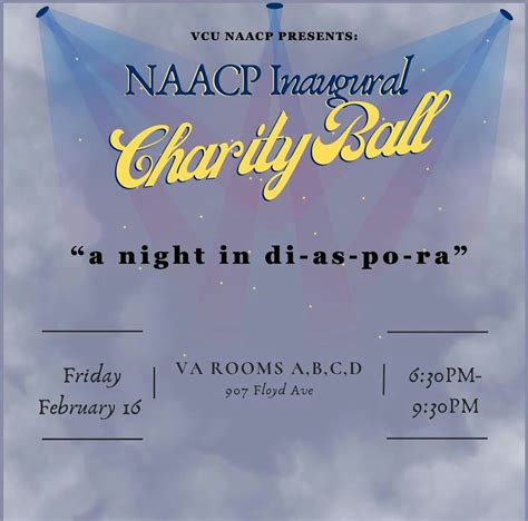 NAACP Inaugural Charity Ball- A Night in Diaspora, University Student ...