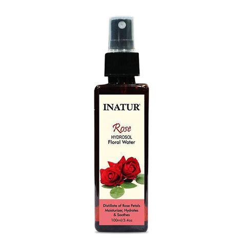 Buy INATUR Rose Hydrosol Floral Water, Distillate of Rose Petals ...