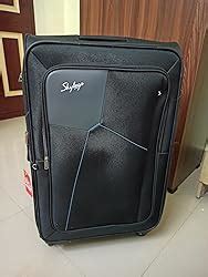 Skybags Polyester Soft 57 Cms Luggage- Suitcase(Strubw57Eblk_Black ...