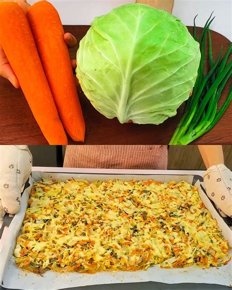 Healthy Cabbage and Carrot Bake Recipe | Cabbage recipes healthy ...