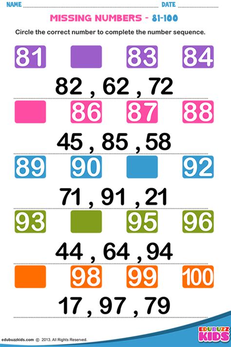Learning Numbers | Learn to write 81-100 | Counting 81 to 100