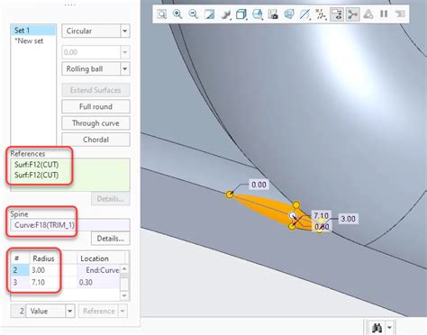 Image result for Creo Off Round Tutorial