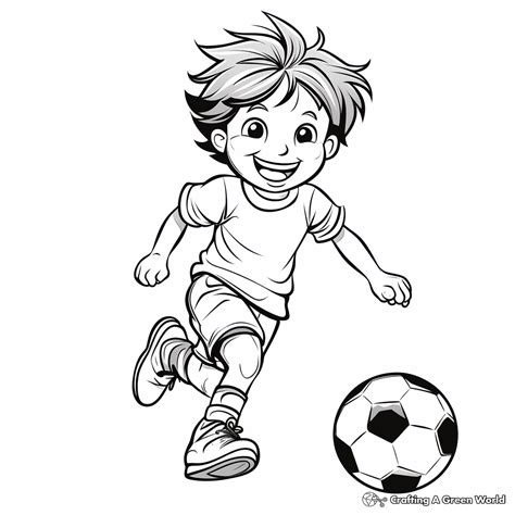 Soccer Cards Coloring Pages