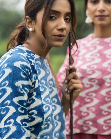 Meandering Streams In Blue Co-ord Set