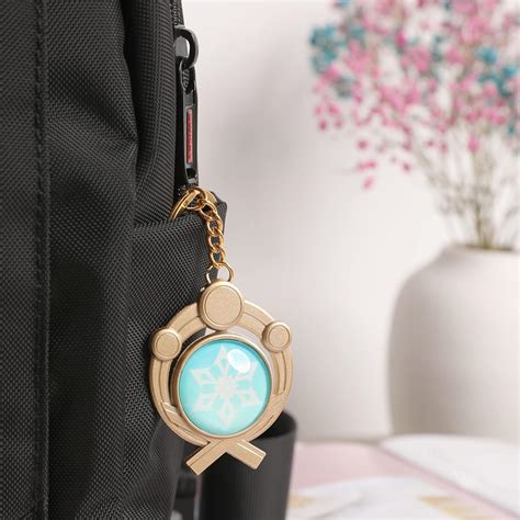 Buy Genshin इम्पैक्ट Inazuma और Snezhnaya Vision Keychain, गेम कैरेक्टर ...