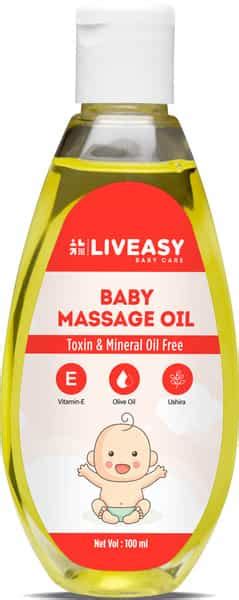Buy LIVEASY BABY CARE BABY MASSAGE OIL - 100 ML Online & Get Upto 60% ...