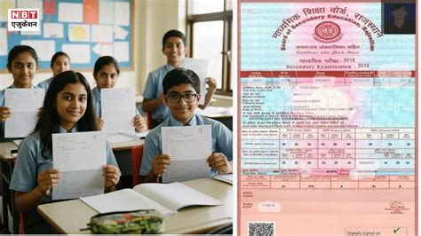 RBSE 10th Marksheet Download: राजस्थान बोर्ड 10वीं की मार्कशीट कैसे ...