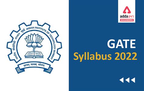 GATE Syllabus 2022 Chemistry, Check Detailed Syllabus Here