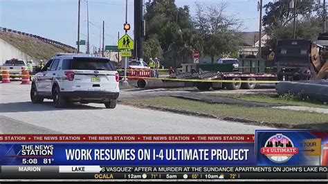 Work resumes on the Interstate 4 Ultimate project | FOX 51 Gainesville