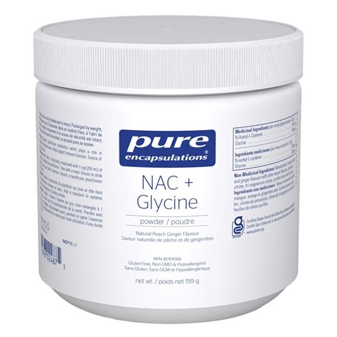 Buy Pure Encapsulations NAC + Glycine Powder 159 g Online at Low Prices ...