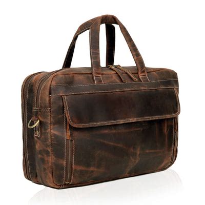 Leather Briefcase | Satchel Laptop Bag | Denver Leather Craft