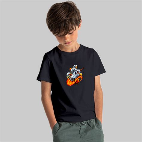 Kids Space Adventure T-Shirts – Rocket & Planet Print